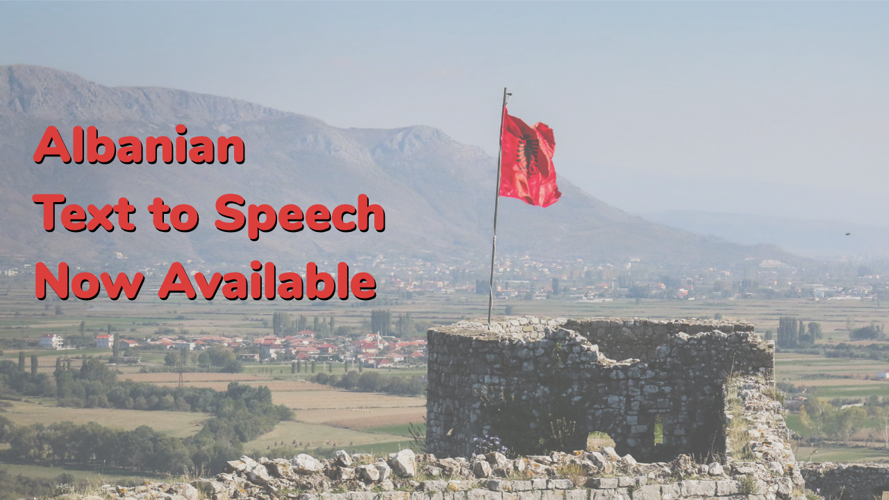 Albanian speech synthesis