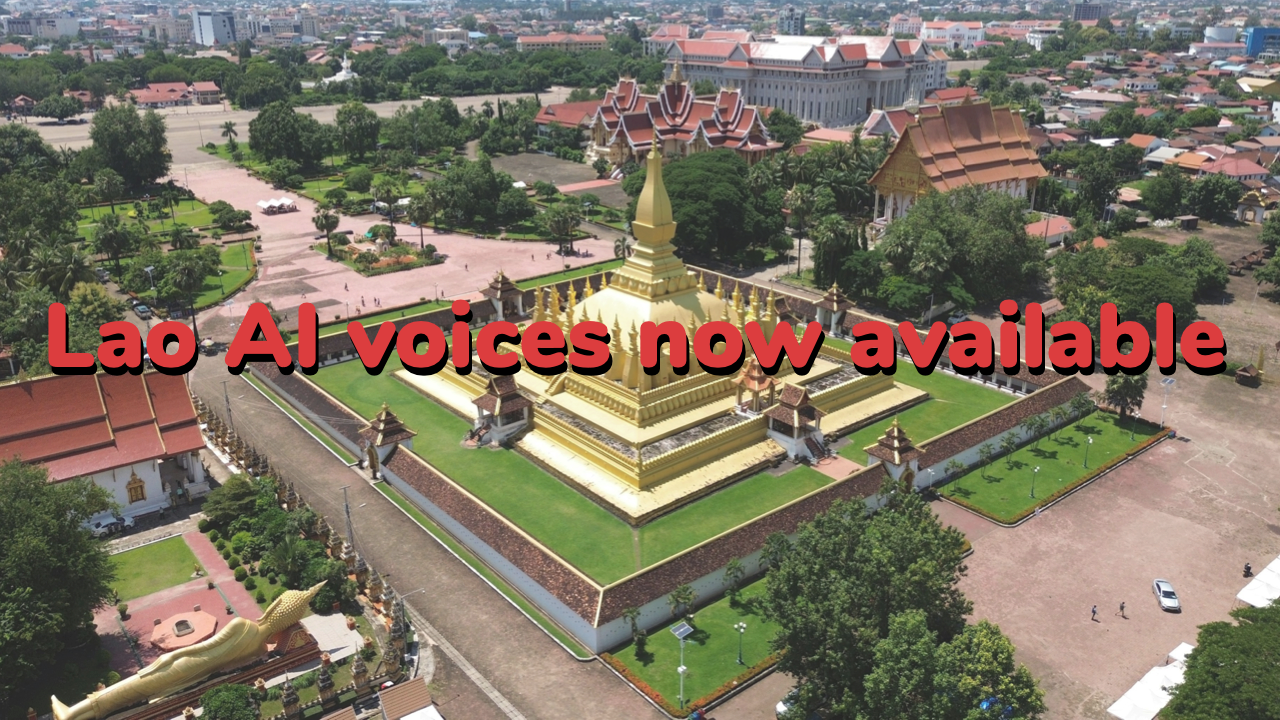 New Lao AI voices